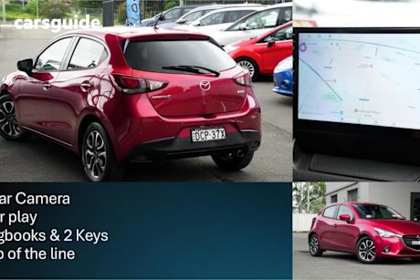 Red 2015 Mazda 2 Hatchback Genki