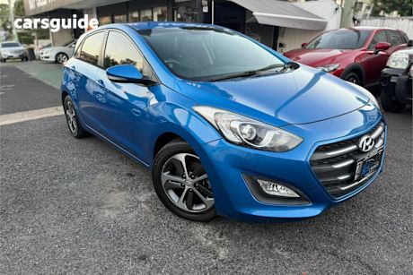 Blue 2016 Hyundai I30 Hatchback Active X