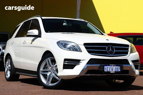 White 2012 Mercedes-Benz ML500 Wagon Sports Luxury (4X4)