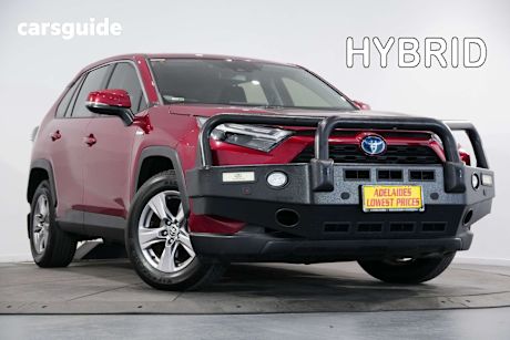 Red 2022 Toyota RAV4 Wagon Gx (Awd) Hybrid