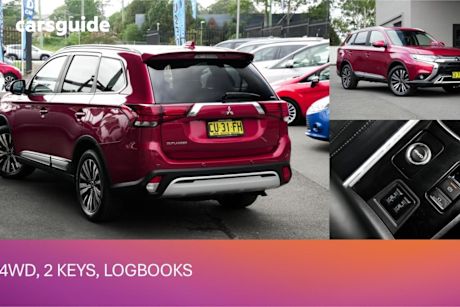 Red 2019 Mitsubishi Outlander Wagon Ls 7 Seat (Awd)