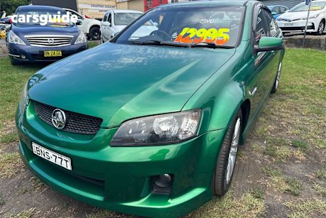 Green 2010 Holden Commodore Sedan Sv6