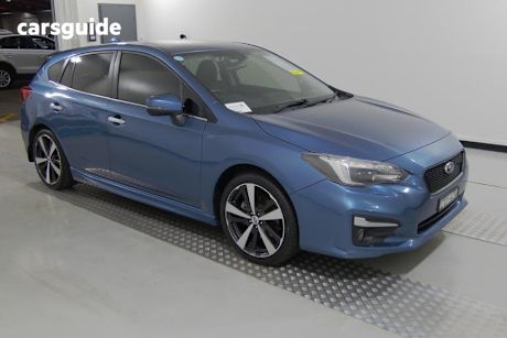 Blue 2018 Subaru Impreza Hatchback S-Edition