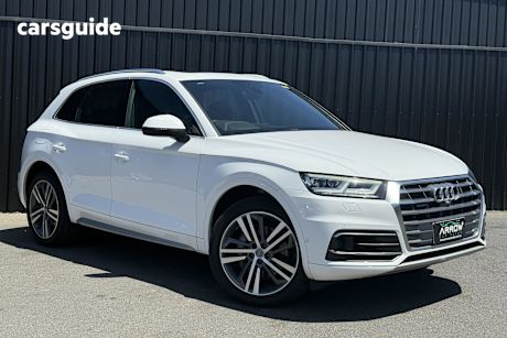 White 2019 Audi Q5 Wagon 50 Tdi Quattro Sport