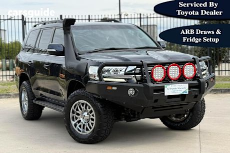 Blue 2017 Toyota Landcruiser Wagon Vx (4X4)