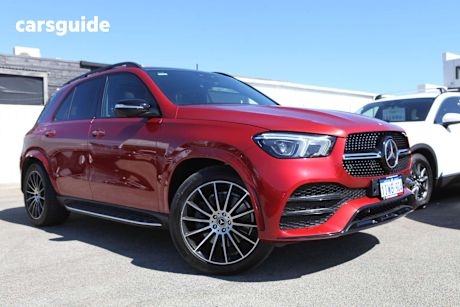 Red 2022 Mercedes-Benz GLE450 Wagon 4Matic (Hybrid)