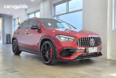 Red 2021 Mercedes-Benz GLA45 Wagon S 4Matic+