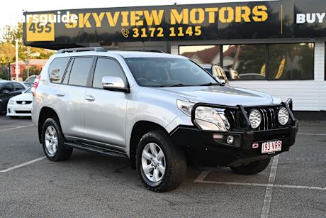 Silver 2015 Toyota Landcruiser Prado Wagon Gxl (4X4)