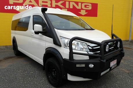 White 2024 Toyota HiAce Bus Slwb Commuter Gl (12 Seats)