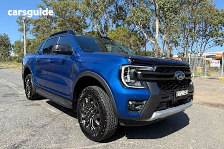 Blue 2025 Ford Ranger Double Cab Pick Up Wildtrak 3.0 (4X4)