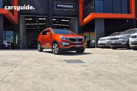 Orange 2011 Kia Sportage Wagon Platinum (Awd)