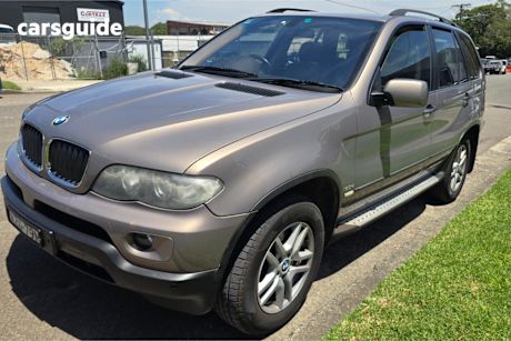 Beige 2006 BMW X5 Wagon 3.0D