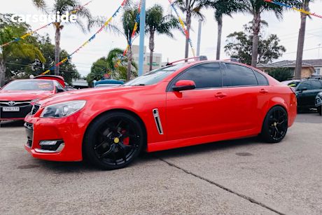Red 2015 Holden Commodore Sedan Sv6