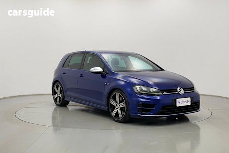 Blue 2015 Volkswagen Golf Hatchback R