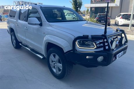White 2017 Volkswagen Amarok Dual Cab Utility V6 Tdi 550 Highline