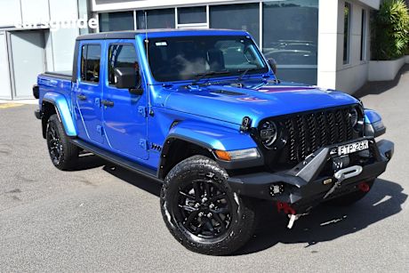 Blue 2022 Jeep Gladiator Dual Cab Utility Rubicon (4X4)