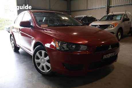 Red 2012 Mitsubishi Lancer Sedan Es