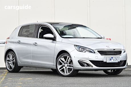 Silver 2015 Peugeot 308 Hatchback Allure Premium