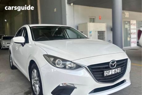 White 2016 Mazda 3 Sedan Neo