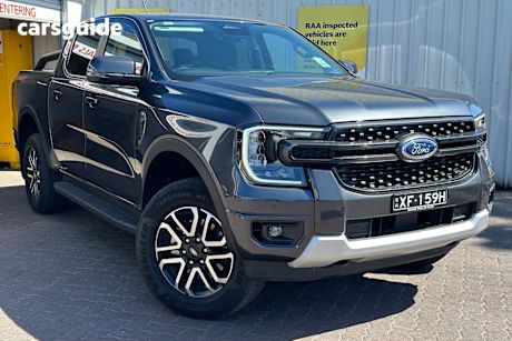 Grey 2024 Ford Ranger Double Cab Pick Up Sport 3.0 (4X4)
