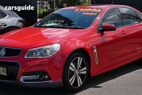 Red 2014 Holden Commodore Sedan Ss Storm