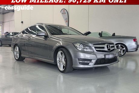 Silver 2014 Mercedes-Benz C250 Coupe Cdi