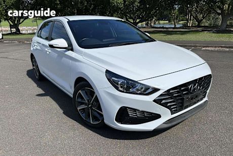 White 2021 Hyundai I30 Hatchback Active