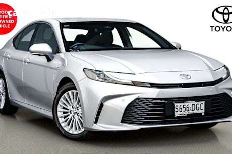 Silver 2025 Toyota Camry Sedan Ascent Hybrid