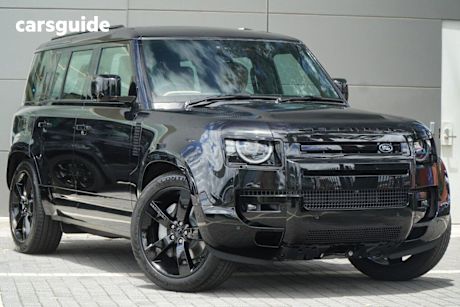 Black 2025 Land Rover Defender Wagon 110 D350 X-Dynamic Hse (257Kw)