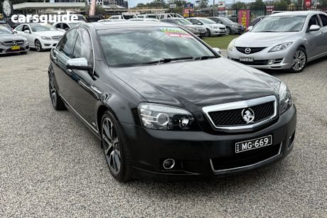 Black 2013 Holden Caprice Sedan V WN