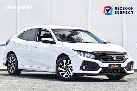 White 2018 Honda Civic Hatchback Vti-S