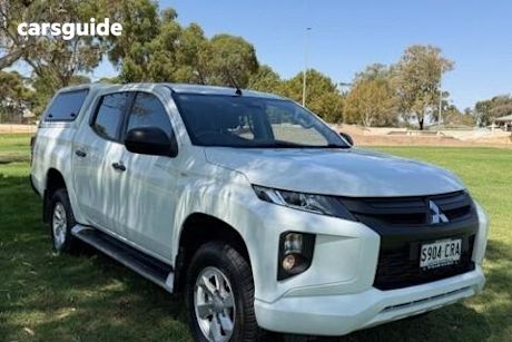 White 2021 Mitsubishi Triton Double Cab Pick Up Glx+ (4X4)