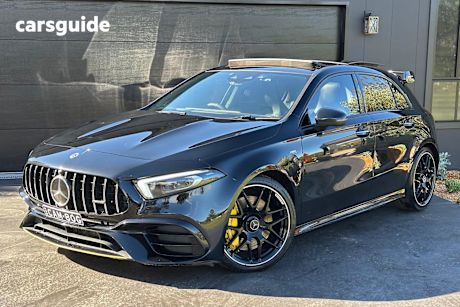 Black 2021 Mercedes-Benz A45 Hatchback S 4Matic+