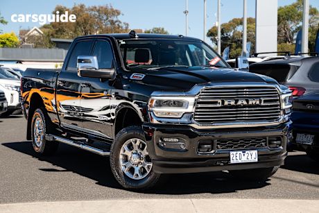 Black 2023 RAM 2500 Crew Cab Utility Laramie (4X4) With Rambox