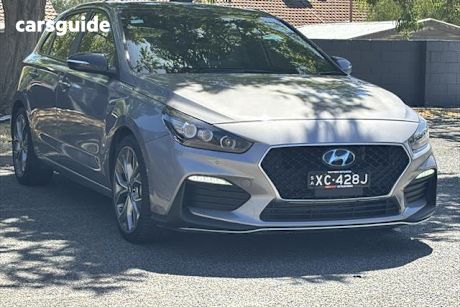 Grey 2022 Hyundai I30 Hatchback N Line Premium