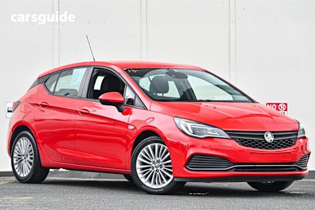 Red 2017 Holden Astra Hatchback R