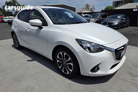 White 2015 Mazda 2 Hatchback Genki