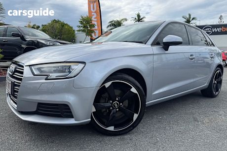 Silver 2017 Audi A3 Hatchback 1.6 Tdi Sportback