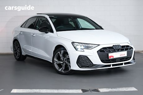 White 2024 Audi A3 Sedan 35 Tfsi S Line (Mhev)
