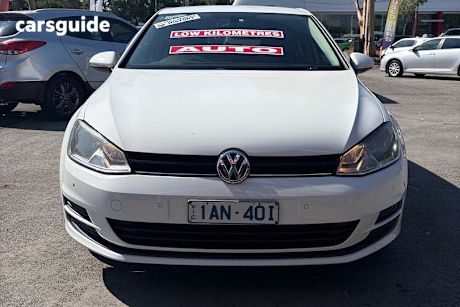 White 2013 Volkswagen Golf Hatchback 90 Tsi Comfortline