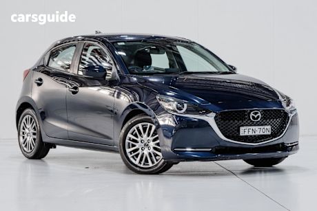 Blue 2020 Mazda 2 Hatchback G15 Evolve