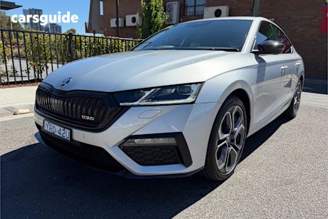 Silver 2023 Skoda Octavia Sedan Rs 180Tsi