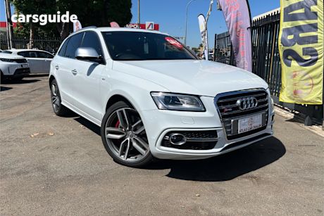 White 2016 Audi SQ5 Wagon 3.0 Tdi Quattro
