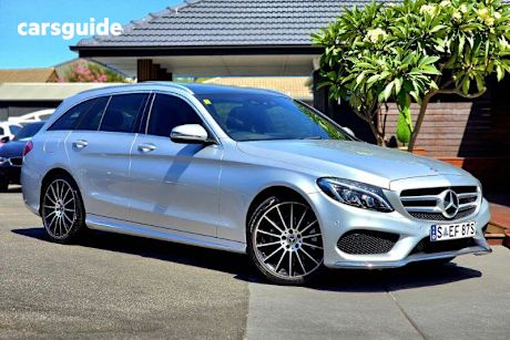 Silver 2017 Mercedes-Benz C200 Wagon D