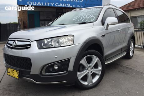 Silver 2014 Holden Captiva Wagon 7 Ltz (4X4)