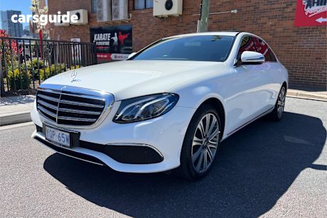 White 2018 Mercedes-Benz E220 Saloon D Sport Edition