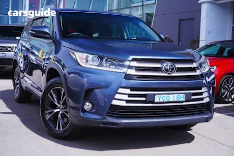 Blue 2018 Toyota Kluger Wagon Gx (4X4)