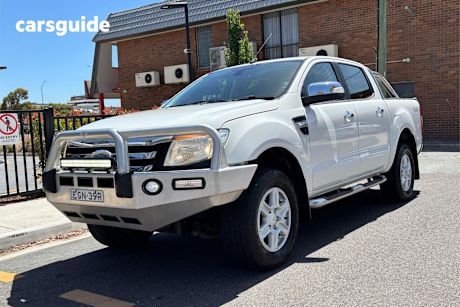 White 2012 Ford Ranger Dual Cab Utility Xlt 3.2 (4X4)