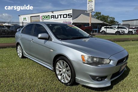 Silver 2008 Mitsubishi Lancer Sedan Vr-X