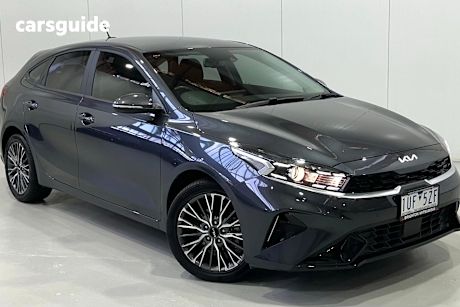 Grey 2021 Kia Cerato Hatchback Sport+